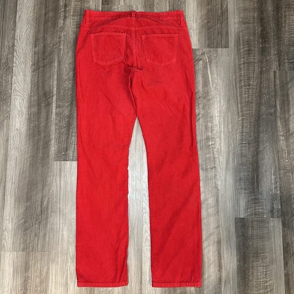 Current/Elliott Charlotte Gainsbourg Slim Straight Corduroy Jeans - 32 - Picture 2 of 7